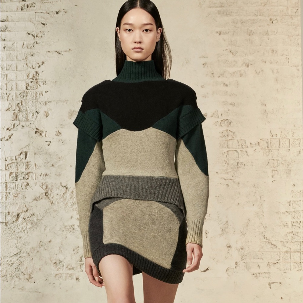 ZARA PTCHWK dress